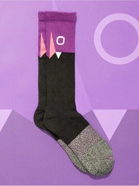 Bombas Men's Sesame Street Count von Count Colorblock Socks